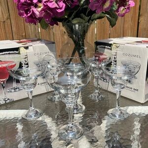 Circleware Cozumel Set of 14 10-Ounce Margarita Glasses